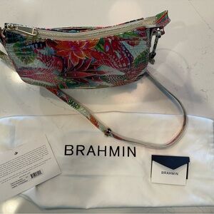 Brahmin Colorful Floral Crossbody Bag